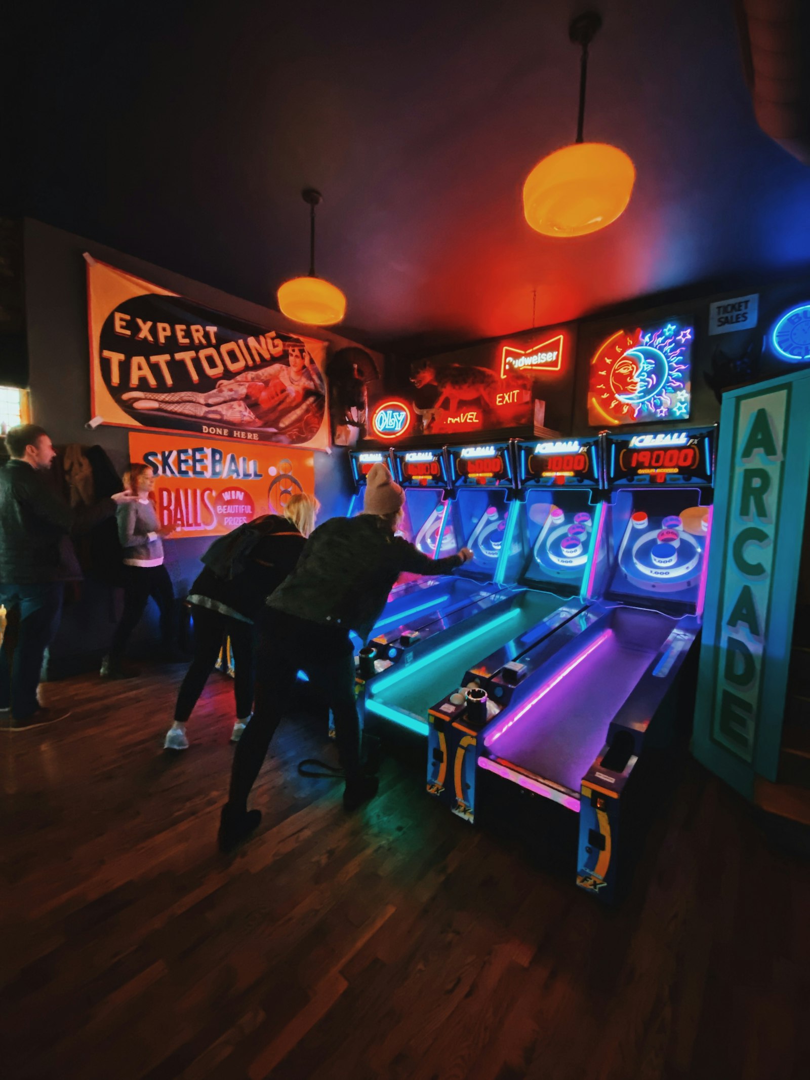 Neon arcade